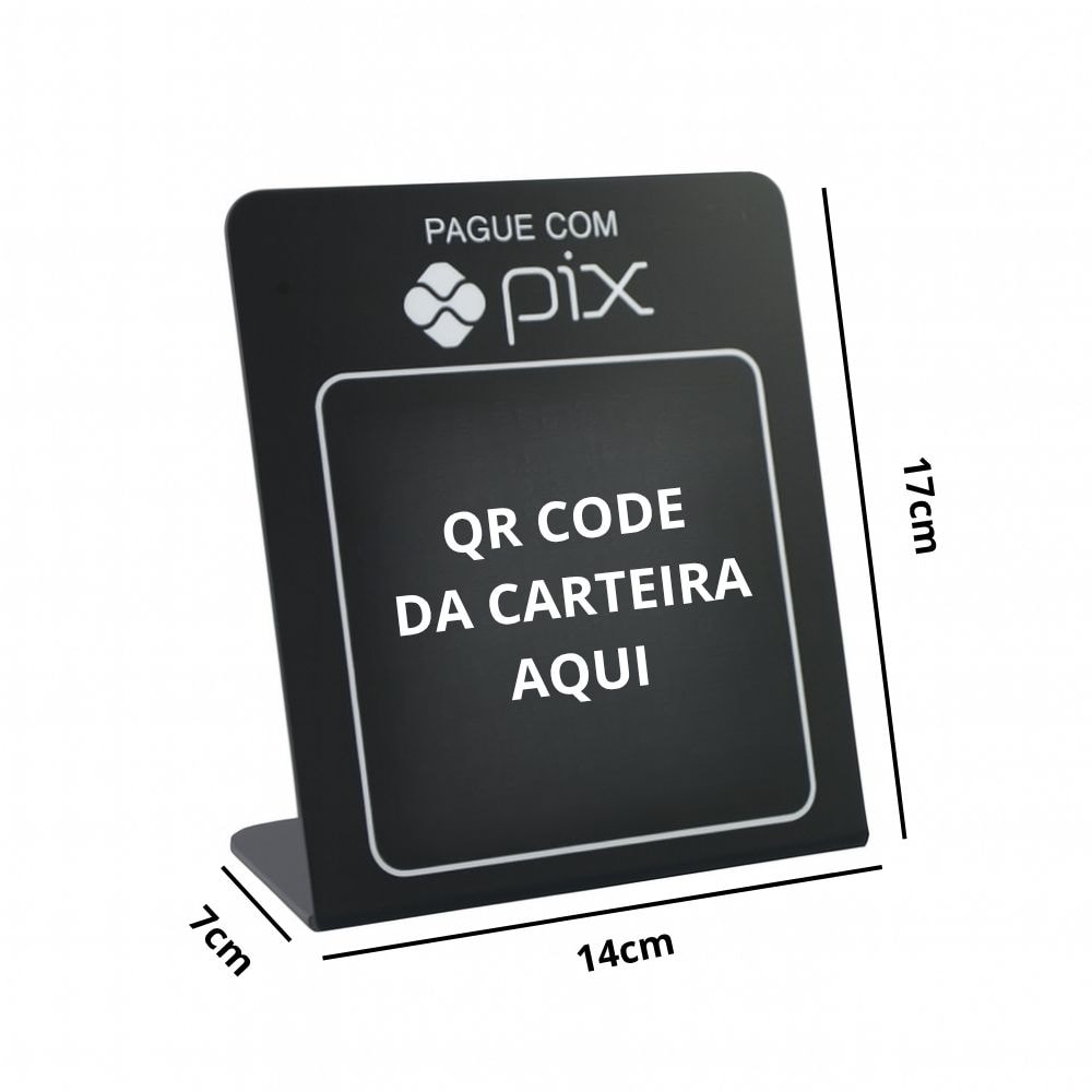 Display de Mesa Qr Code Pix
