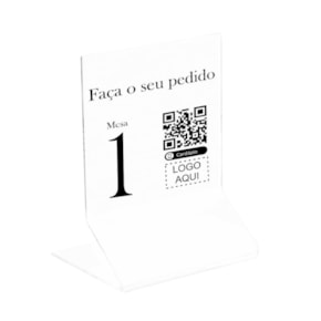 Display em Acrílico com Base em L Personalizado (10x15CM)