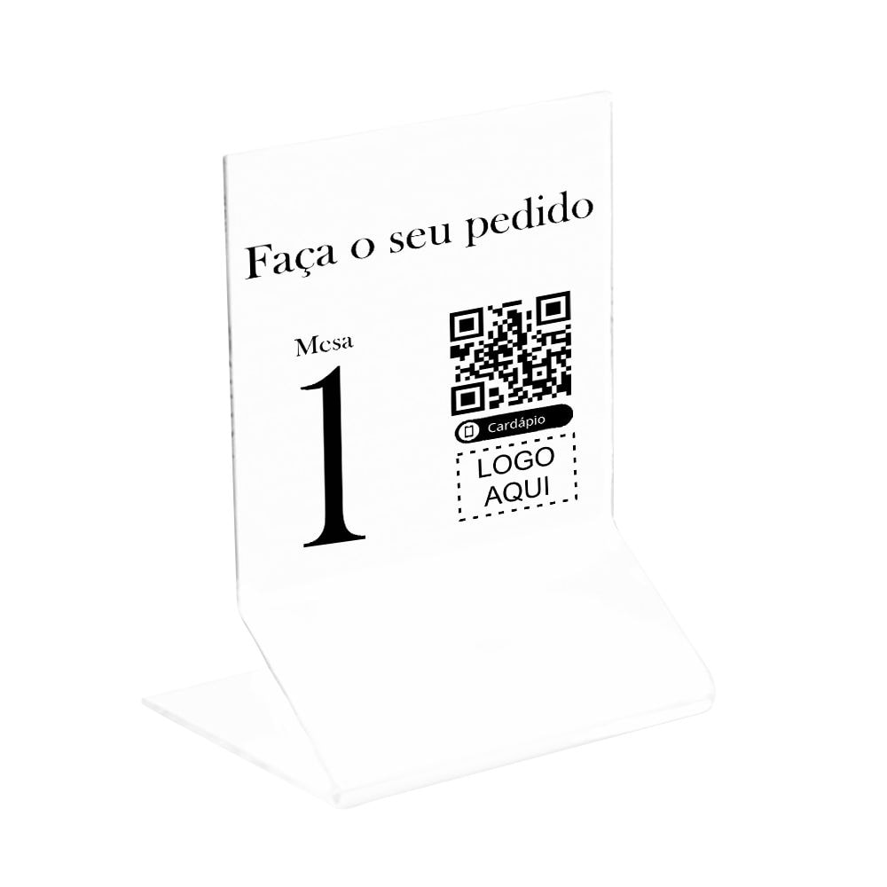 Display em Acrílico com Base em L Personalizado (10x15CM) Display em Acrílico com Base em L Personalizado (10x15CM)