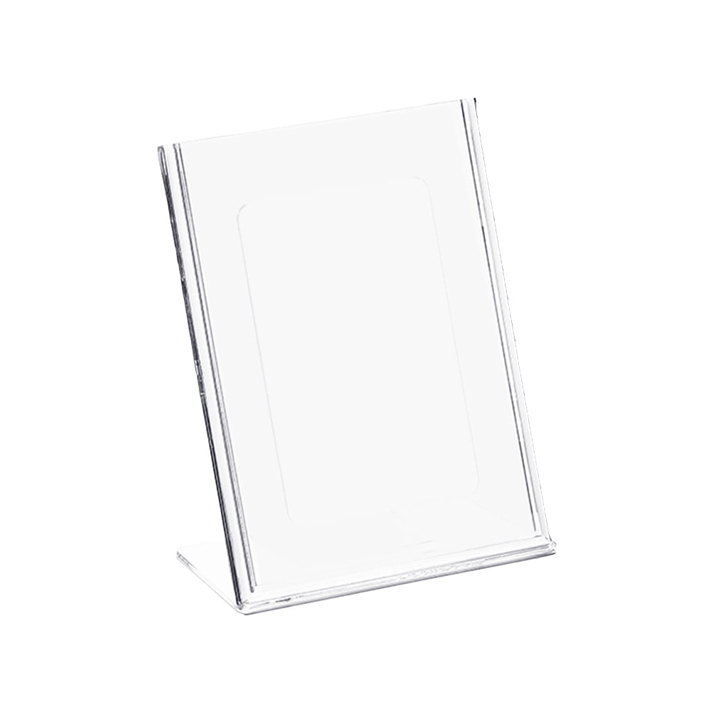 Display em Acrílico Tipo L A6 Vertical (10x15cm) Display em Acrílico Tipo L A6 Vertical (10x15cm)