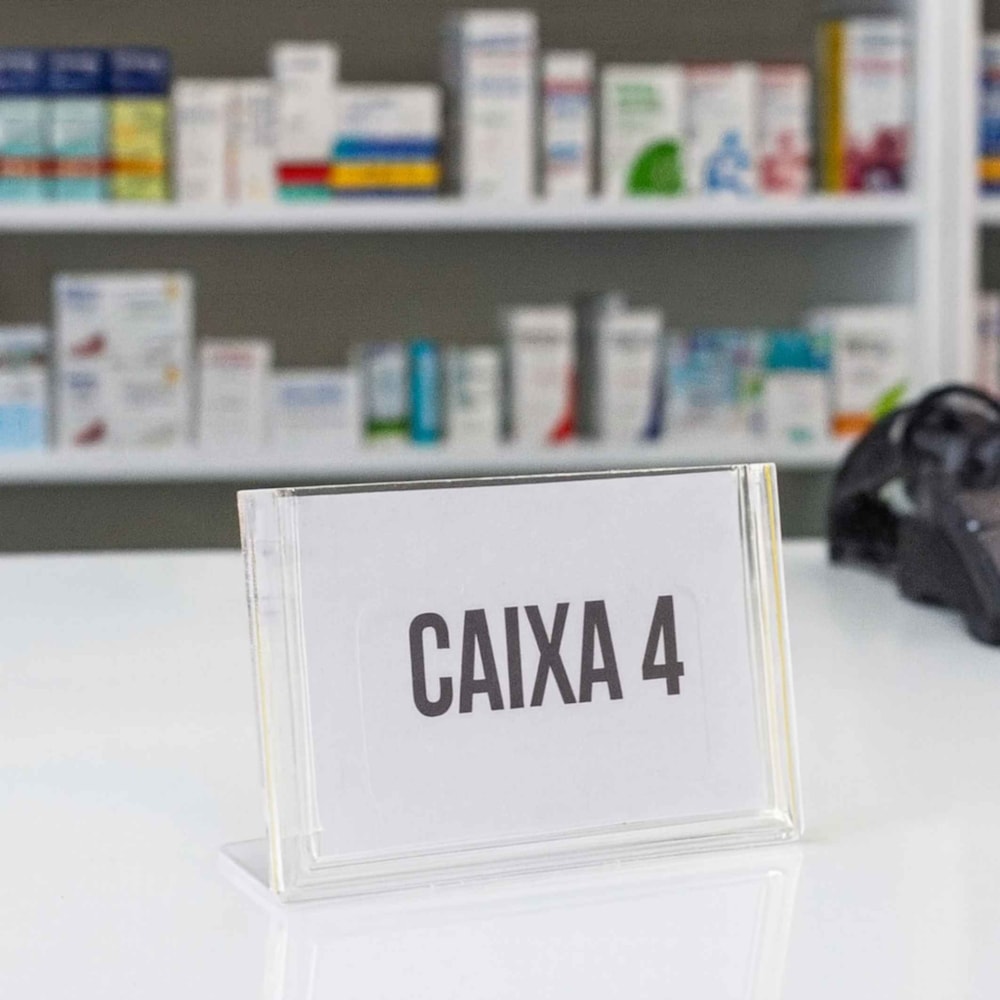 Display em Acrílico Tipo L A8 Horizontal (7,5x5cm) Display em Acrílico Tipo L A8 Horizontal (7,5x5cm)