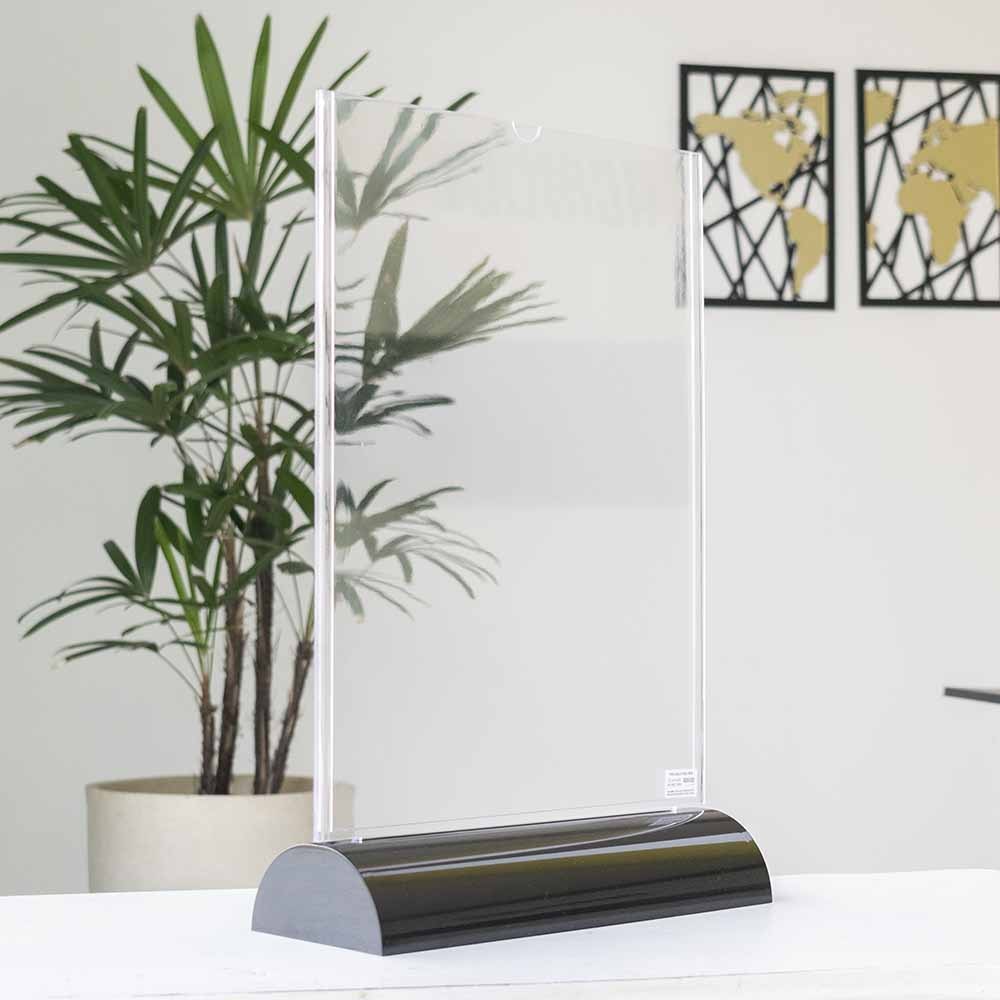 Display em Acrílico Tipo T A3 Vertical (30x42cm) Display em Acrílico Tipo T A3 Vertical (30x42cm)