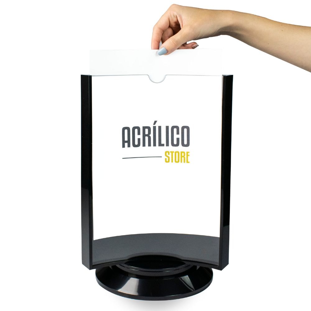 Display Giratório A4 Vertical (21x30cm) Display Giratório A4 Vertical (21x30cm)
