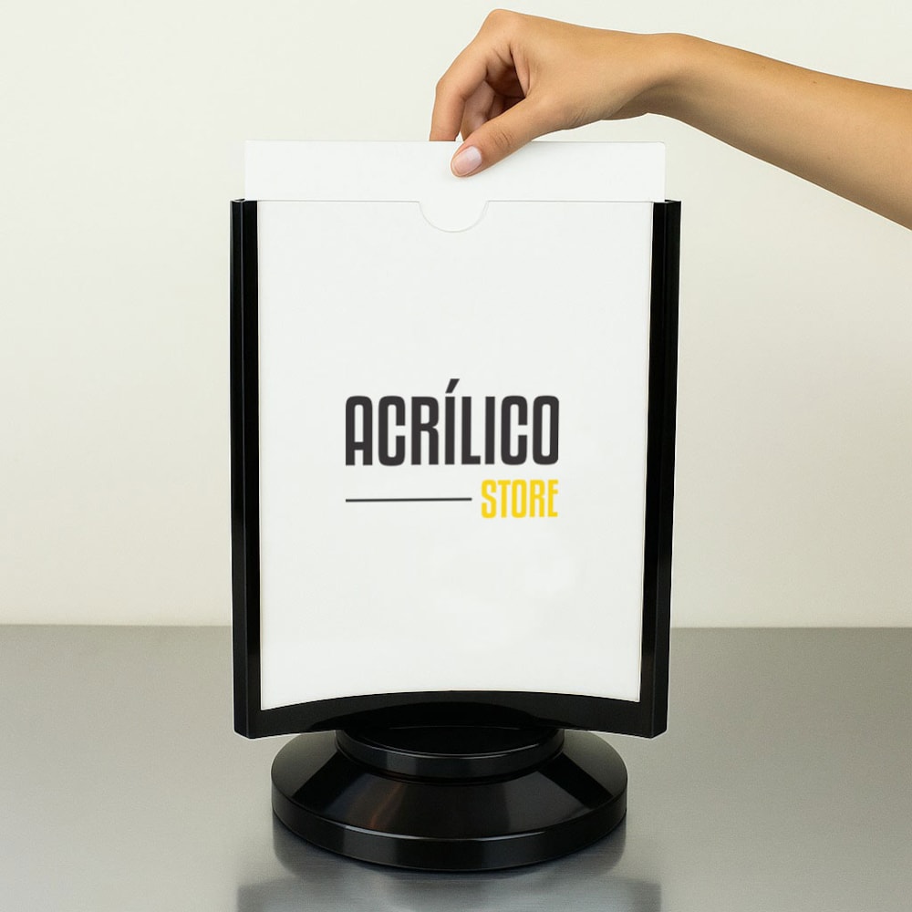 Display Giratório A4 Vertical (21x30cm) Display Giratório A4 Vertical (21x30cm)