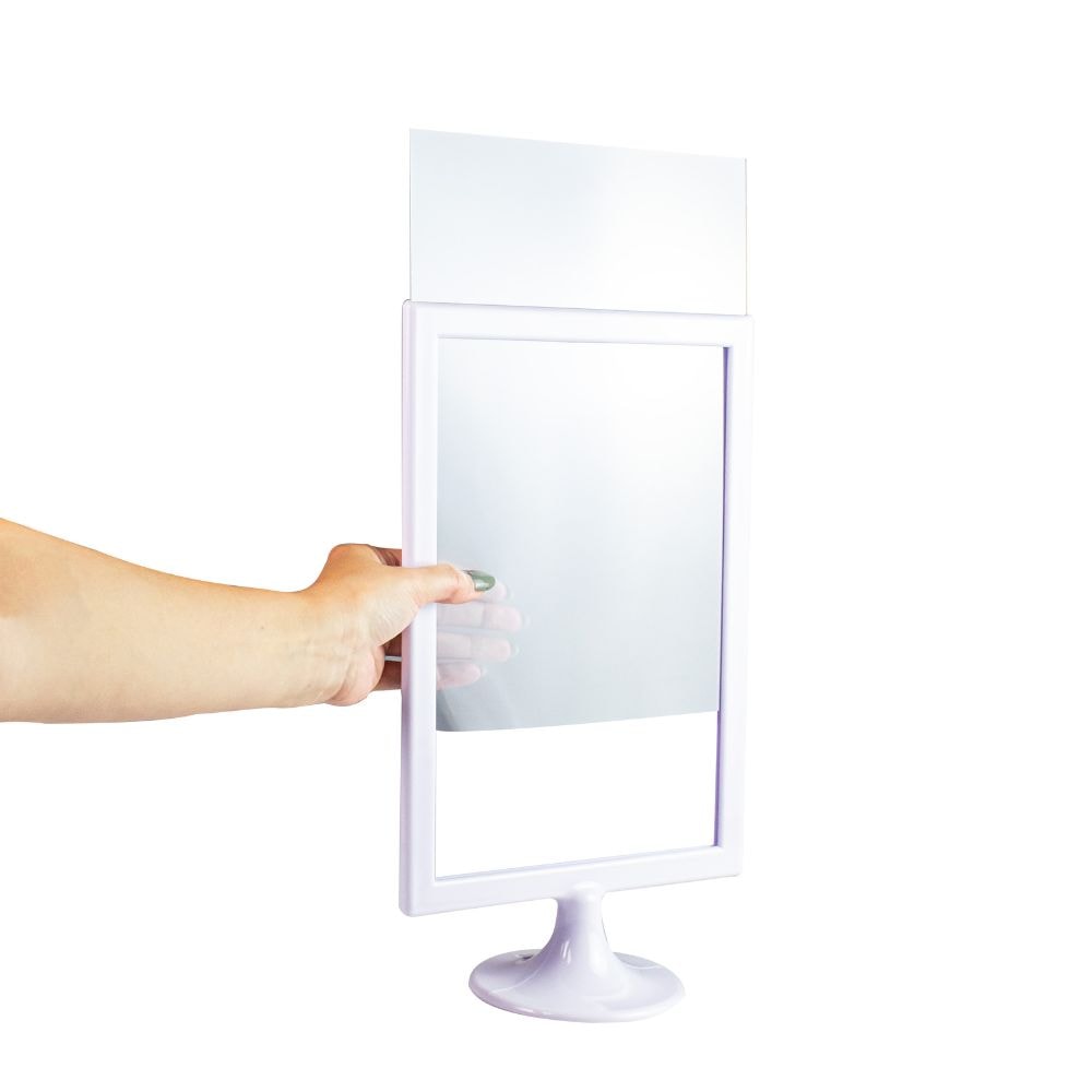 Display Tipo T Branco A4 Vertical (21x30cm) Display Tipo T Branco A4 Vertical (21x30cm)