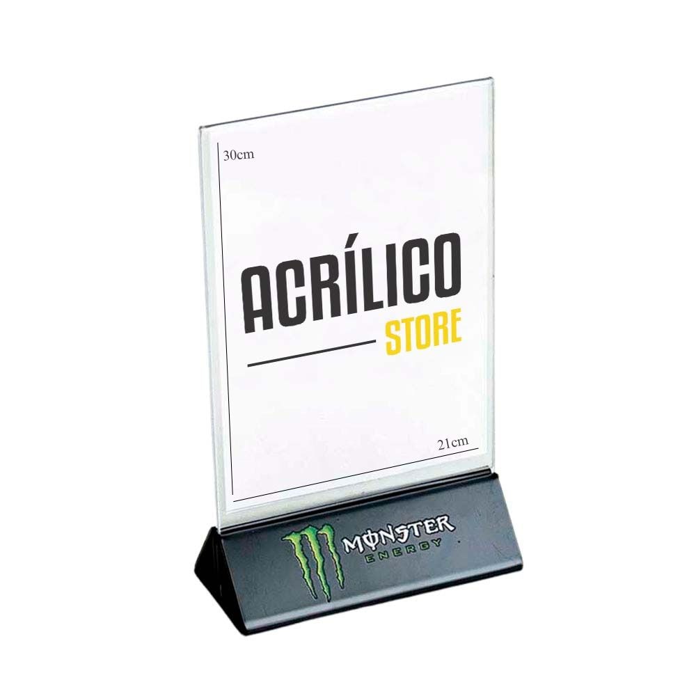 Display tipo T com Base Personalizada A4 (21x30cm) Display tipo T com Base Personalizada A4 (21x30cm)