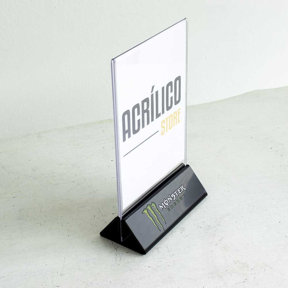 Display tipo T com Base Personalizada A5 (15x21cm) Display tipo T com Base Personalizada A5 (15x21cm)
