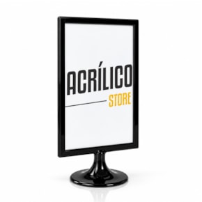 Display Tipo T Preto A4 Vertical (21x30cm)