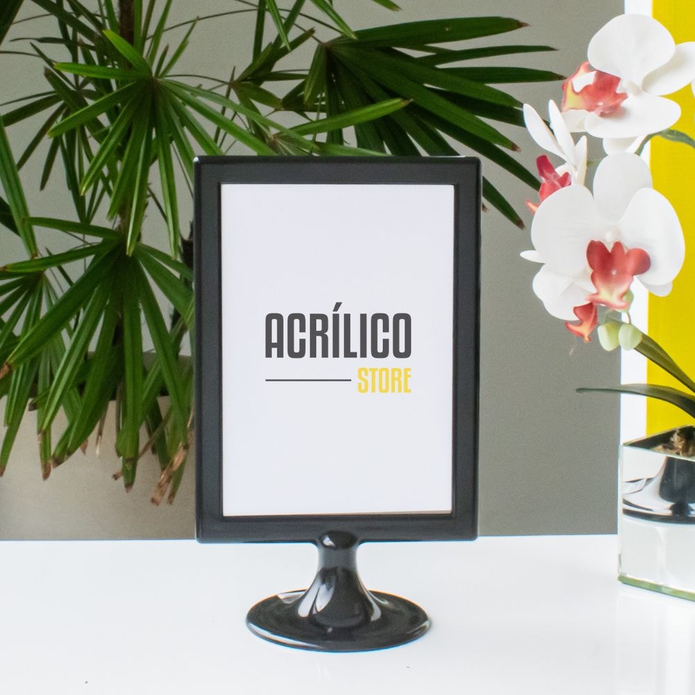 Display Tipo T Preto A5 Vertical (15x21cm) Display Tipo T Preto A5 Vertical (15x21cm)