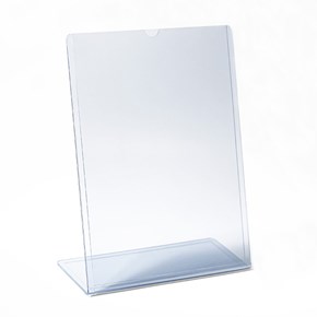 Display transparente tipo L A4 Vertical (21x30cm)