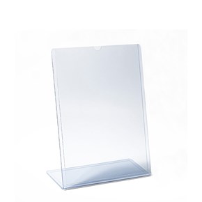 Display transparente tipo L A6 Vertical (10x15cm)