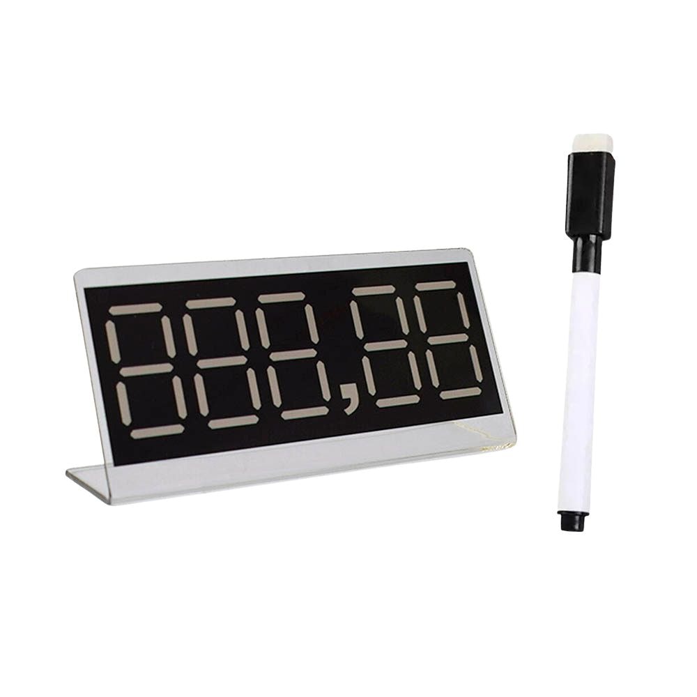 Etiqueta de Preço Reutilizável 10x4,5cm Etiqueta de Preço Reutilizável 10x4,5cm