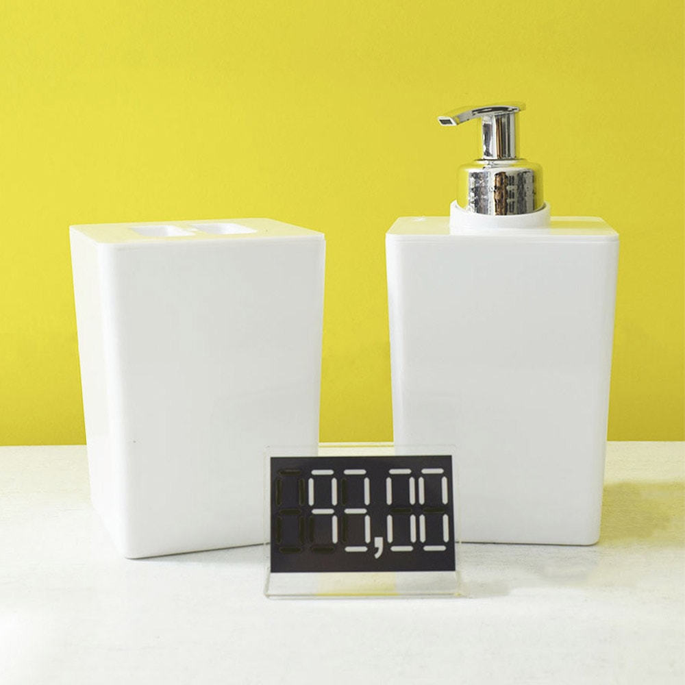 Etiqueta de Preço Reutilizável 6x4,5cm Etiqueta de Preço Reutilizável 6x4,5cm