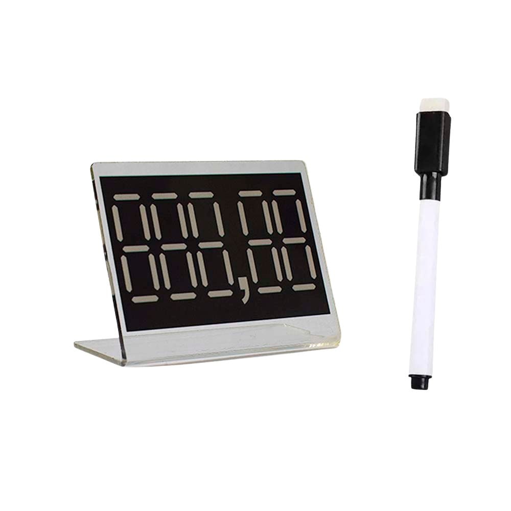 Etiqueta de Preço Reutilizável 6x4,5cm Etiqueta de Preço Reutilizável 6x4,5cm