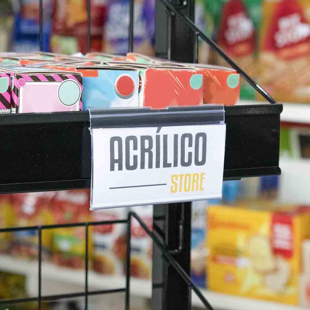 Etiqueta PVC para Gancheira 5,5x10cm Etiqueta PVC para Gancheira 5,5x10cm