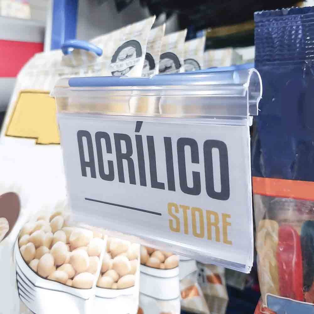 Etiqueta PVC para Gancheira 5,5x10cm Etiqueta PVC para Gancheira 5,5x10cm