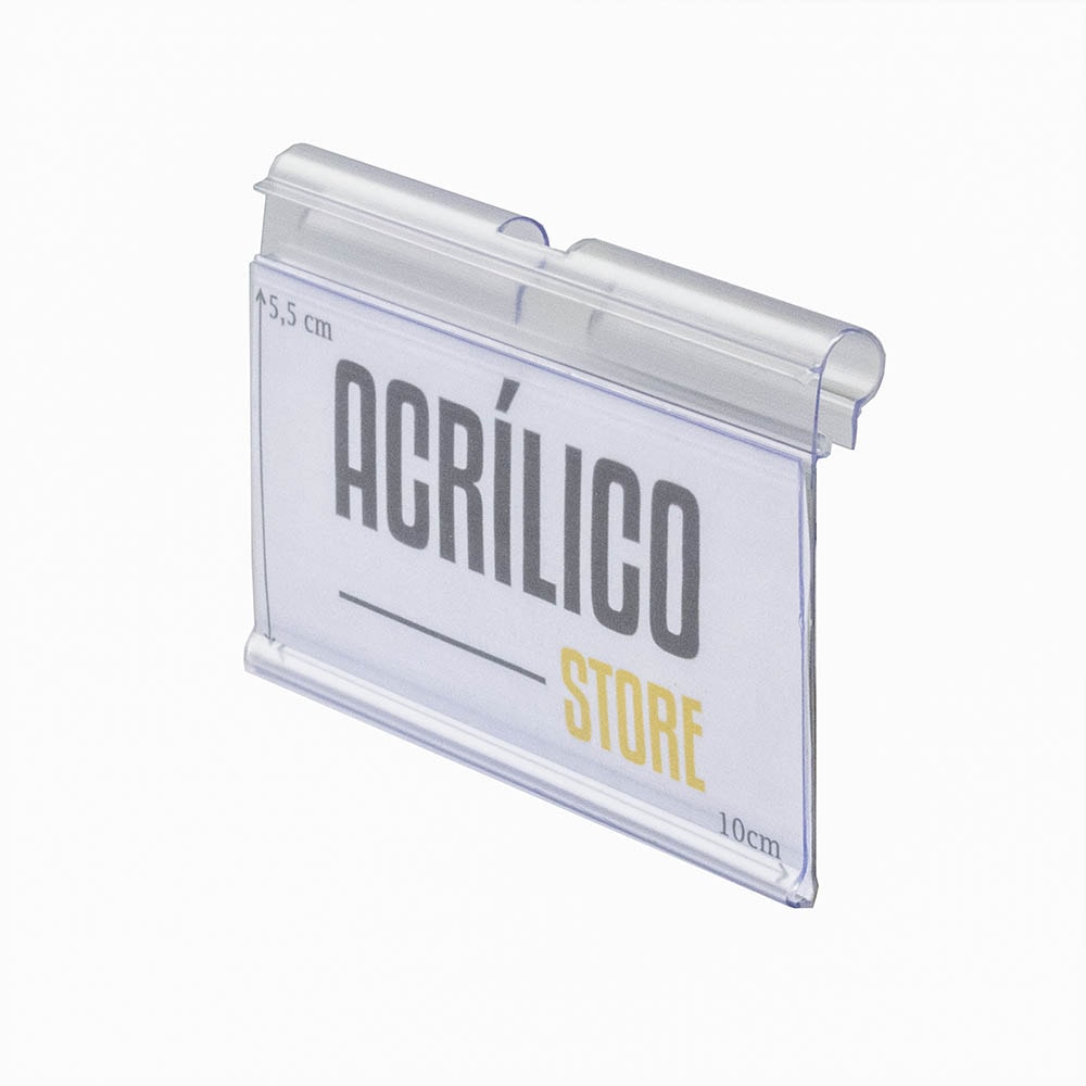 Etiqueta PVC para Gancheira 5,5x10cm Etiqueta PVC para Gancheira 5,5x10cm