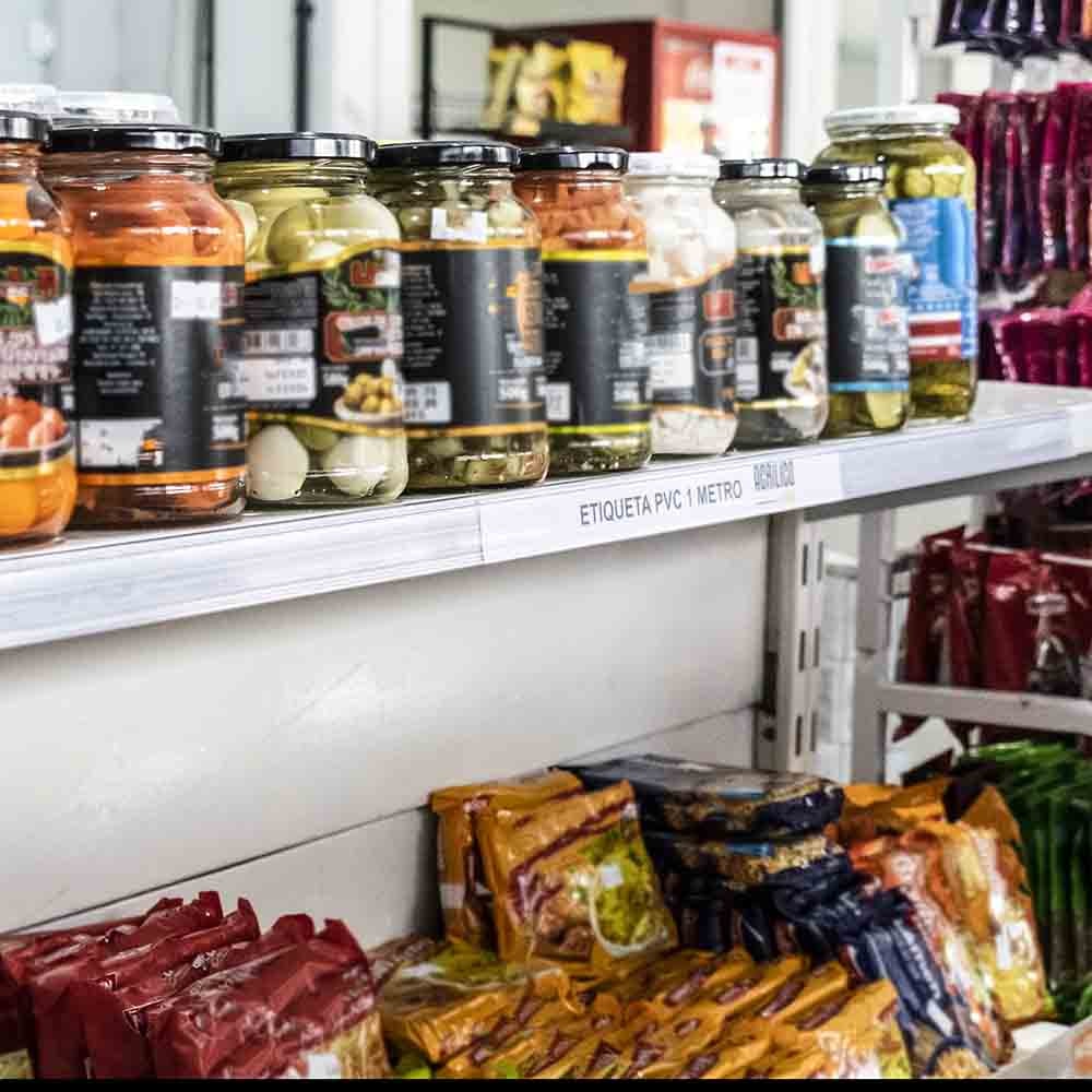 Etiqueta PVC para Gondola Modelo U - 100x3,6cm Etiqueta PVC para Gondola Modelo U - 100x3,6cm