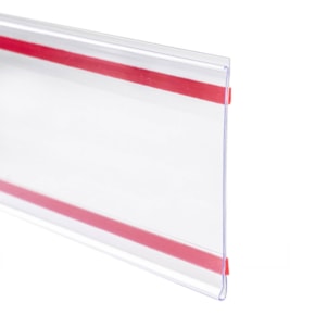 Etiqueta PVC para Gondola Modelo U - 25x8cm