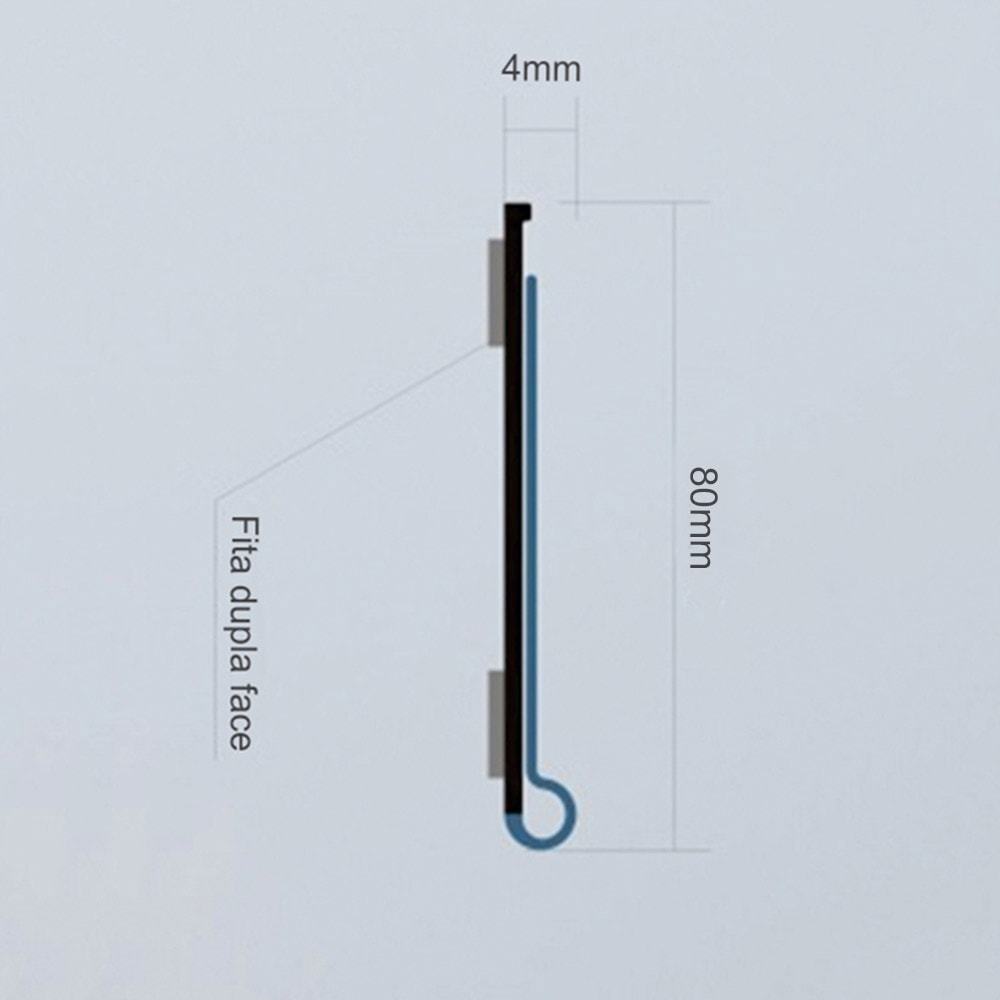 Etiqueta PVC para Gondola Modelo U - 25x8cm Etiqueta PVC para Gondola Modelo U - 25x8cm