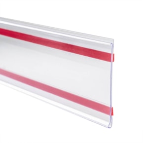 Etiqueta PVC para Gondola Modelo U - 30x5,7cm