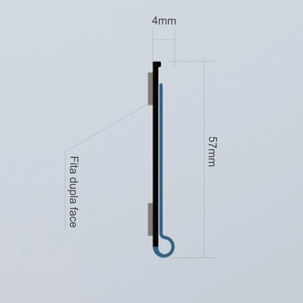 Etiqueta PVC para Gondola Modelo U - 30x5,7cm Etiqueta PVC para Gondola Modelo U - 30x5,7cm