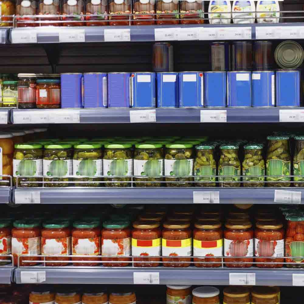 Etiqueta PVC para Gondola Modelo U - 85x3,6cm Etiqueta PVC para Gondola Modelo U - 85x3,6cm