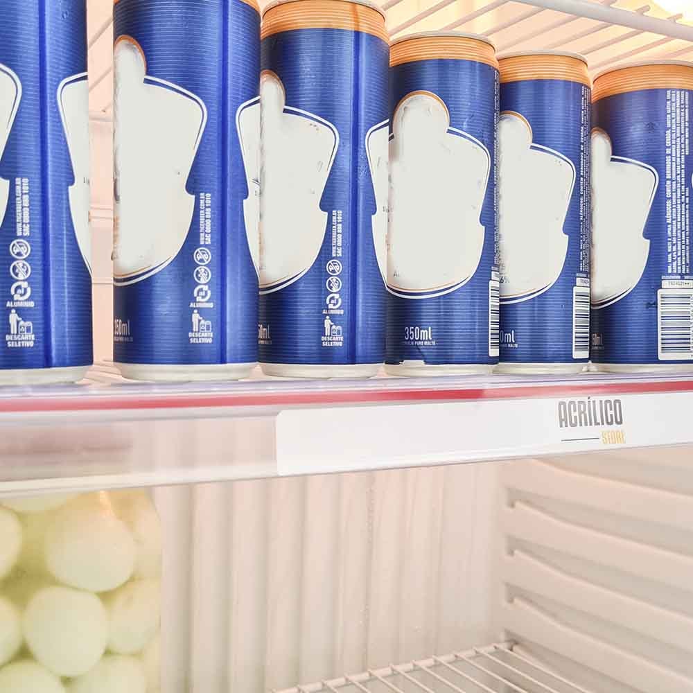 Etiqueta PVC para Prateleira de Vidro - 100cm Etiqueta PVC para Prateleira de Vidro - 100cm