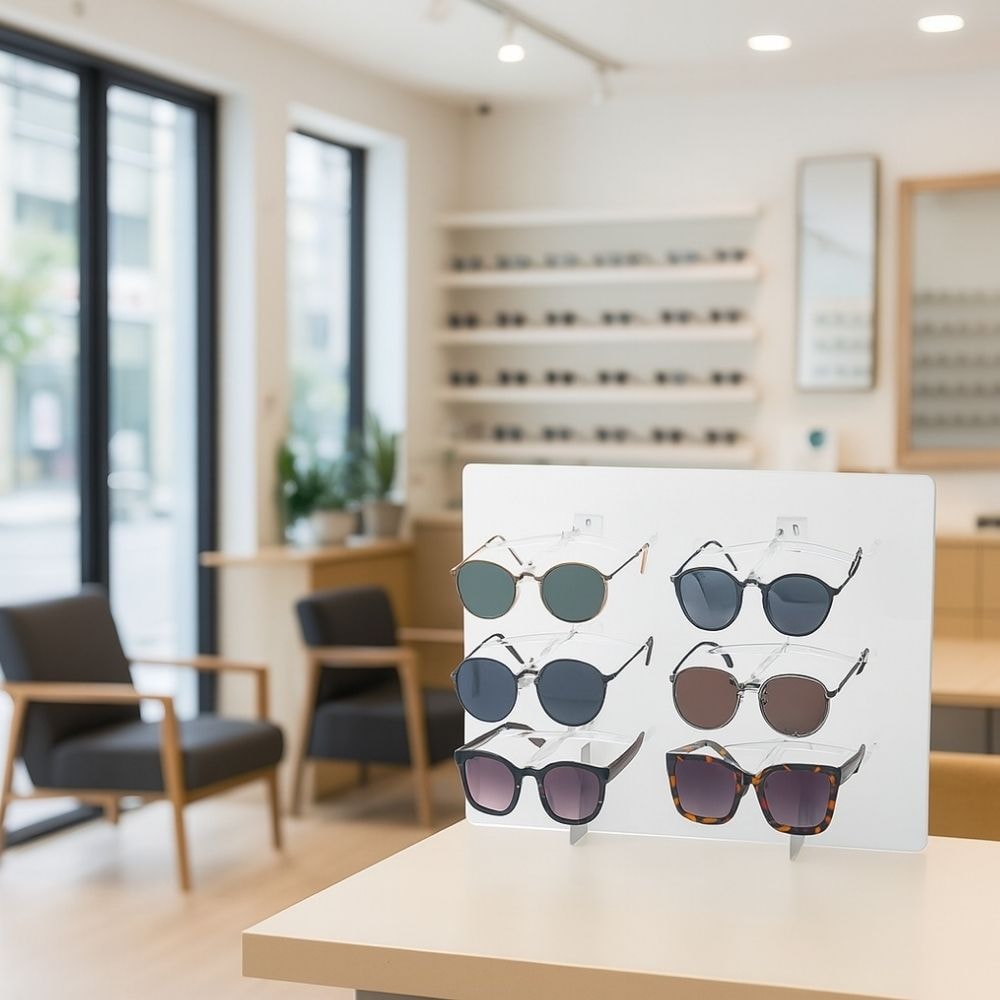 Expositor de Balcão para 6 Óculos Expositor de Balcão para 6 Óculos