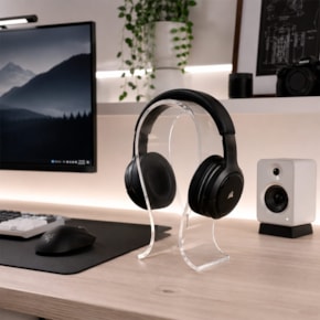 Expositor de Headphone em Acrílico Transparente
