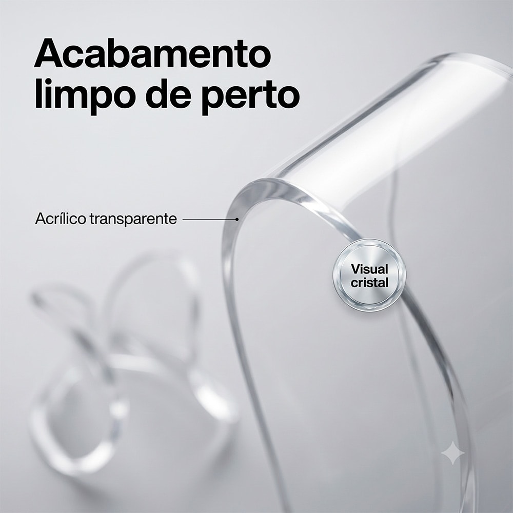 EXPOSITOR DE HEADPHONE EM ACRILICO TRANSPARENTE