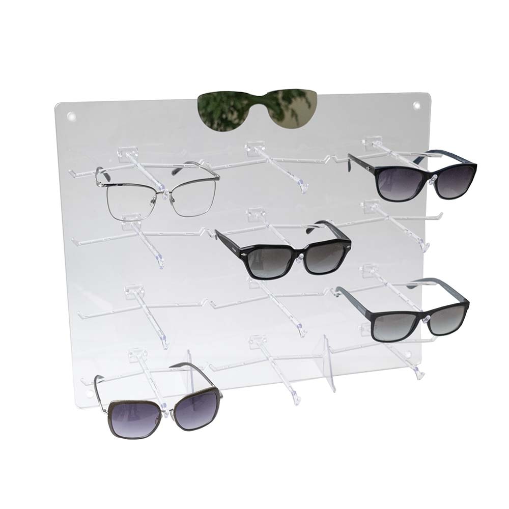 Expositor de Parede e Balcão para 12 Óculos Expositor de Parede e Balcão para 12 Óculos