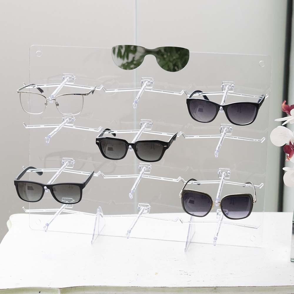 Expositor de Parede e Balcão para 12 Óculos Expositor de Parede e Balcão para 12 Óculos