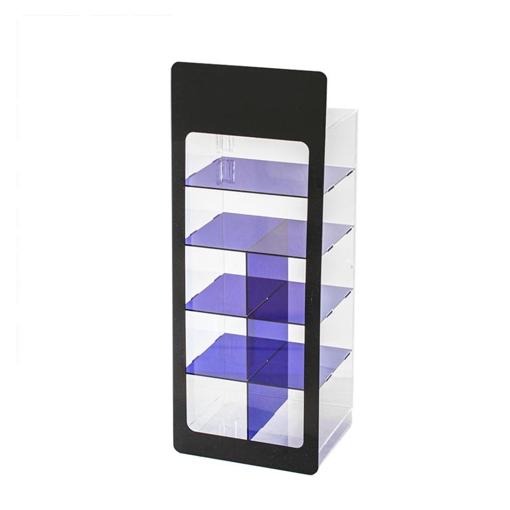 Expositor em Acrílico Azul Expositor em Acrílico Azul