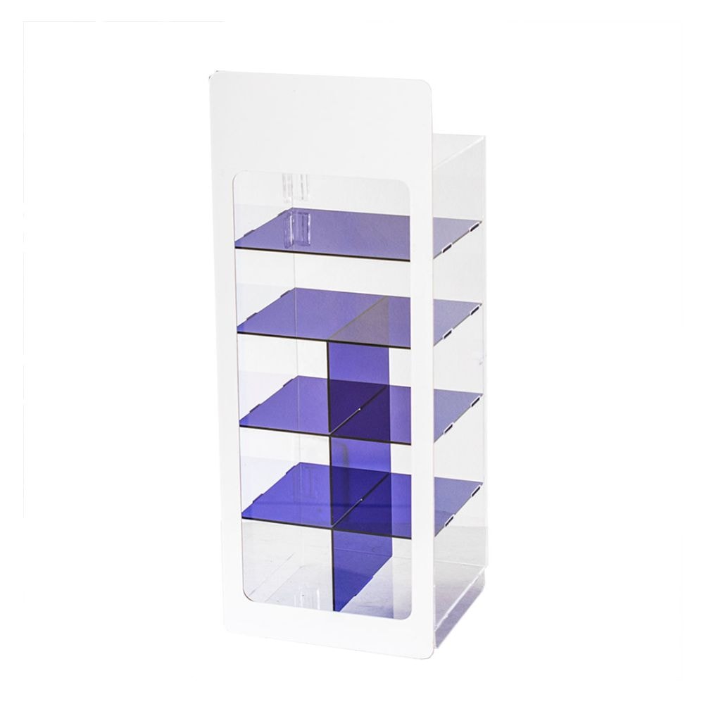 Expositor em Acrílico Azul Expositor em Acrílico Azul