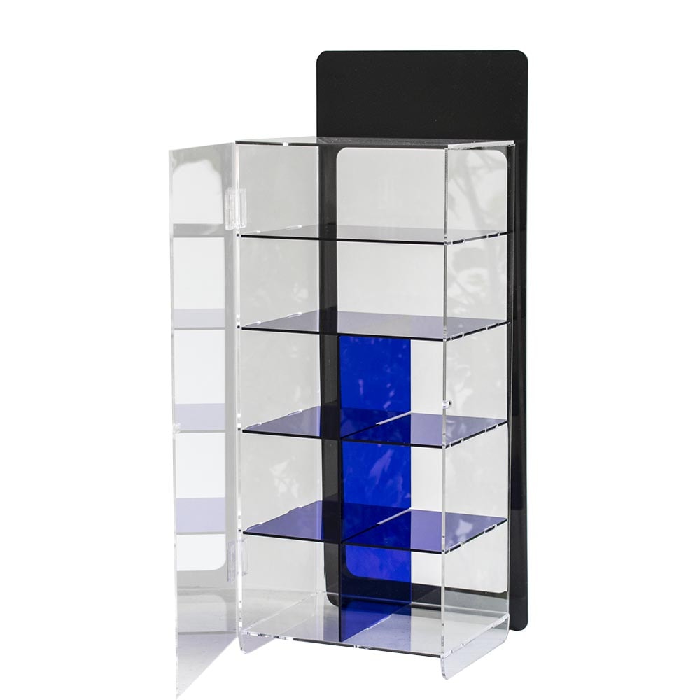 Expositor em Acrílico Azul Expositor em Acrílico Azul