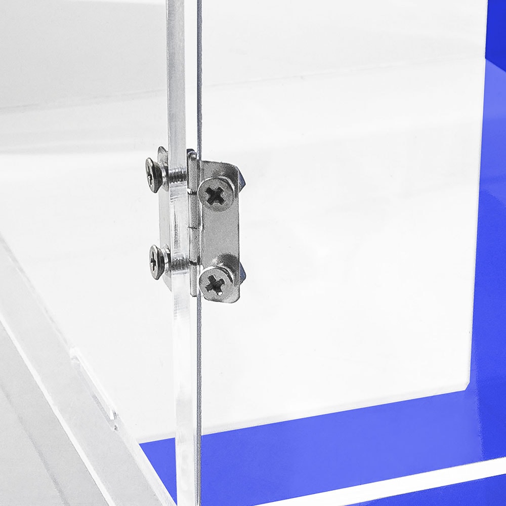 Expositor em Acrílico Azul Expositor em Acrílico Azul