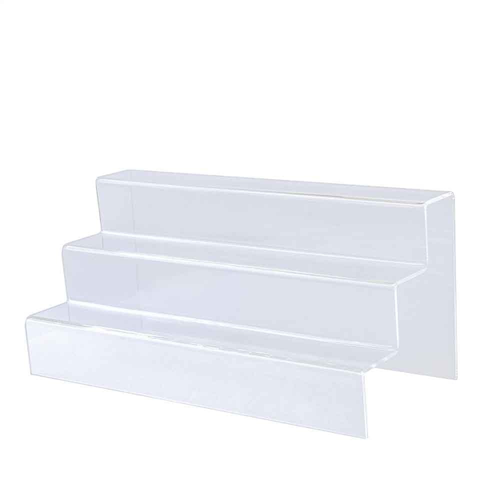 Expositor em Acrílico com 3 Degraus Expositor em Acrílico com 3 Degraus