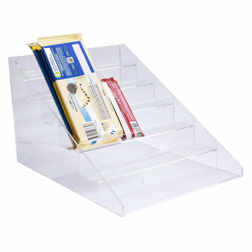 Expositor em Acrílico com 6 Degraus Expositor em Acrílico com 6 Degraus