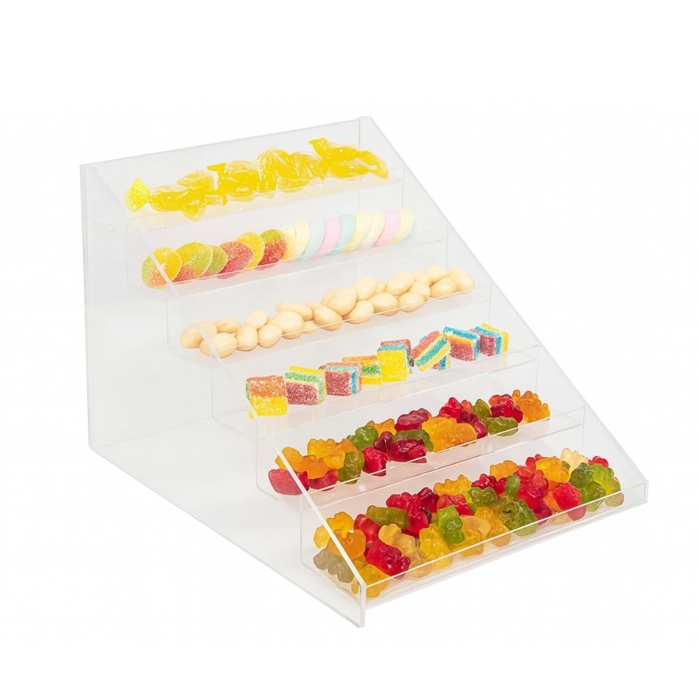 Expositor em Acrílico com 6 Degraus Expositor em Acrílico com 6 Degraus