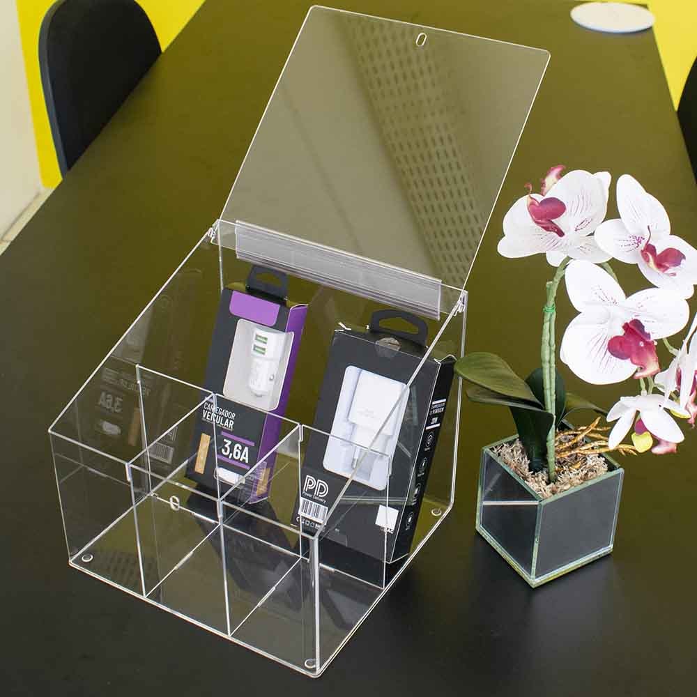 Expositor em Acrílico para Acessórios de Celular Expositor em Acrílico para Acessórios de Celular