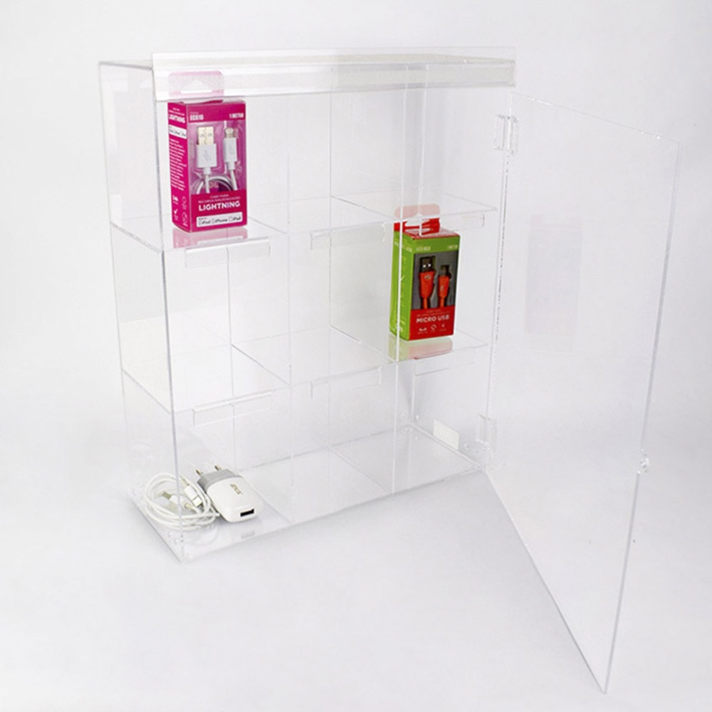 Expositor em Acrílico para Acessórios de Celular - Modelo Vertical Expositor em Acrílico para Acessórios de Celular - Modelo Vertical