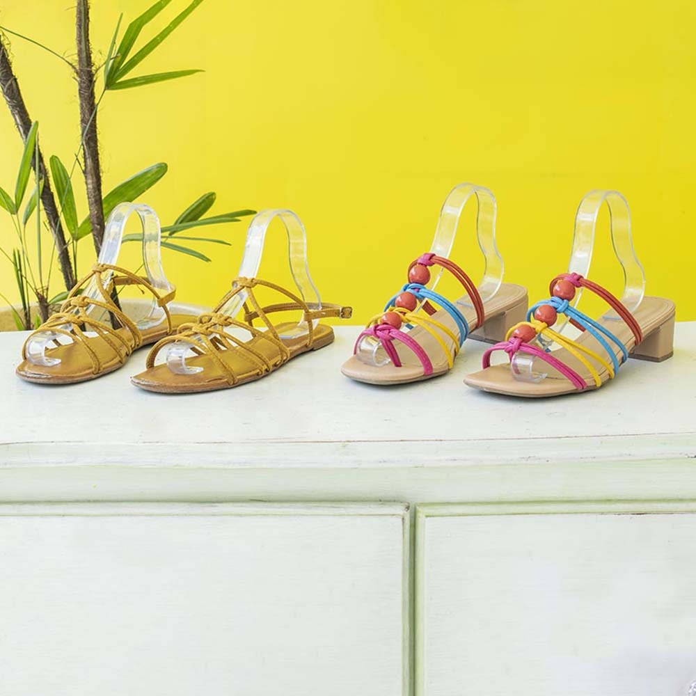 Expositor em Acrílico para Sandálias - Par Expositor em Acrílico para Sandálias - Par