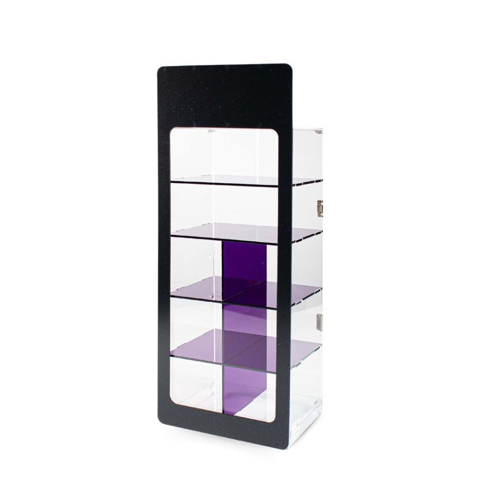 Expositor em Acrílico Roxo Neon Expositor em Acrílico Roxo Neon