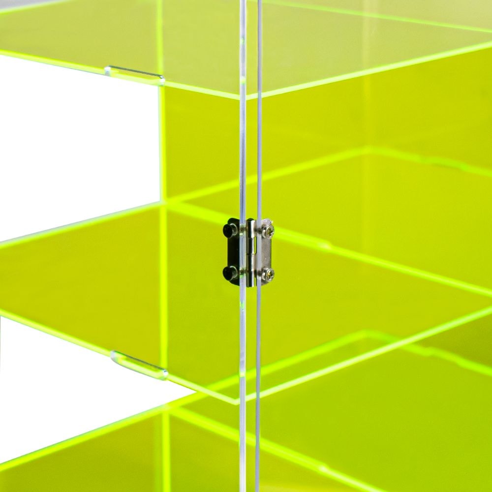 Expositor em Acrílico Verde Neon Grande Expositor em Acrílico Verde Neon Grande