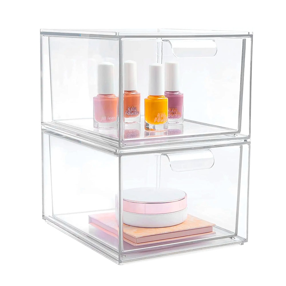 Gavetas Organizadoras em Acrílico Empilhável Gavetas Organizadoras em Acrílico Empilhável