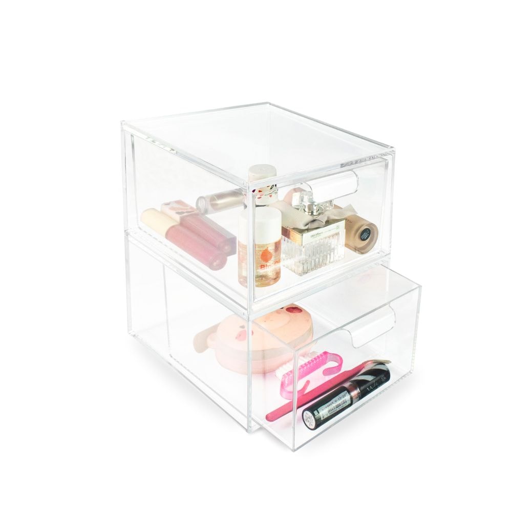 Gavetas Organizadoras em Acrílico Empilhável Gavetas Organizadoras em Acrílico Empilhável