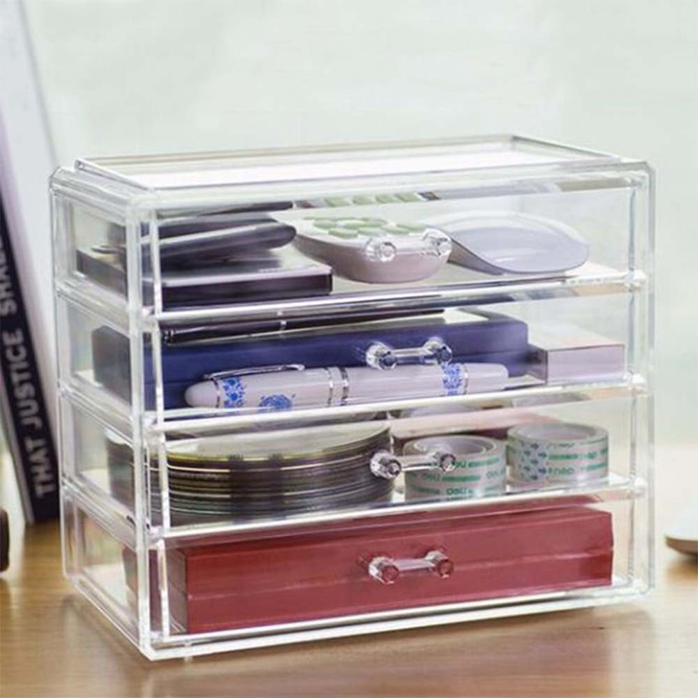 Gaveteiro em Acrílico - 4 gavetas Gaveteiro em Acrílico - 4 gavetas