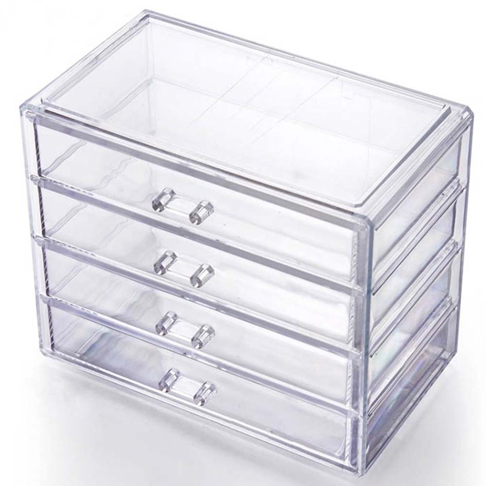 Gaveteiro em Acrílico - 4 gavetas Gaveteiro em Acrílico - 4 gavetas