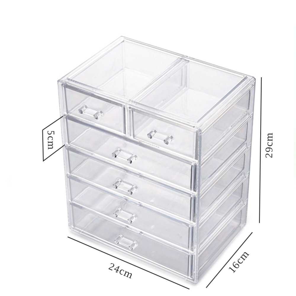 Gaveteiro em Acrílico - 6 Gavetas Gaveteiro em Acrílico - 6 Gavetas